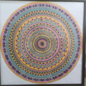 Large Ornate Mandala Artwork – Intricate Mandala Design by Hema Art Studio